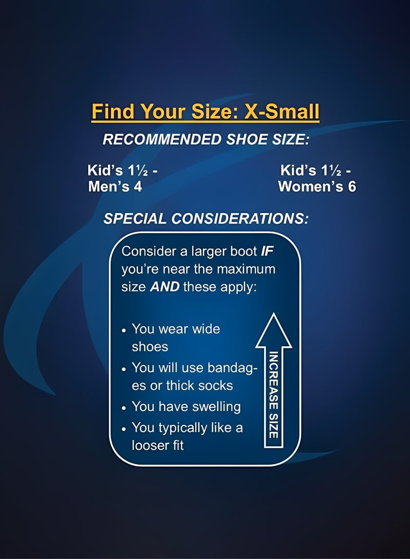 حذاء كسور قصير بمشاية هوائية – وسادة هوائية قابلة للتعديل لدعم الكاحل، حذاء طبي خفيف الوزن للقدم المكسورة أو التواء، تصميم عالمي (مناسب للقدمين)، مساعد المشي القابل للتهوية خلال التعافي - Image 5